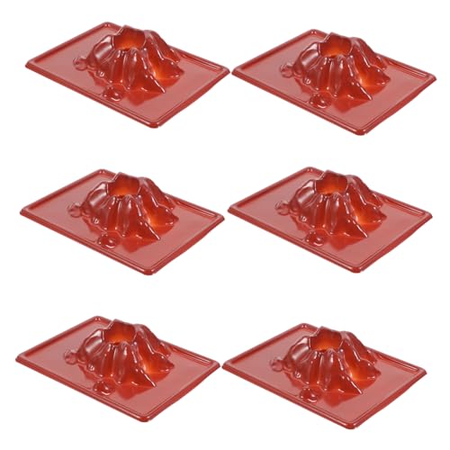 KONTONTY 20 Stück Vulkan-experimentierset Eruption Geoden Vulkanwissenschaftliche Modelle Ausbrechen Pädagogisches Vulkanmodell Wissenschaftsexperimente Vulkan-bausatz Plastik Brown von KONTONTY