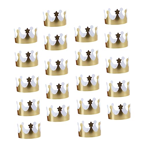 KONTONTY 20pcs Jungen Und Mädchen Geburtstag Hut Crown Party Dekorationen Foto Requisiten Hut Handgemachte Handwerkskunst von KONTONTY