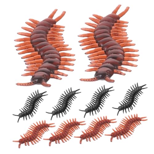 KONTONTY 200 Stück Fake Centipede Toys Realistic Plastic Insect Models Leicht Und Tragbar Für Partyüberraschungen Halloween Deko Und Gartenornamente KONTONTY 200 Stück Fake Centipede Toys Realistic Plastic Insect Models Leicht Und Tragbar Für Partyüberraschungen Halloween Deko Und Gartenornamente von KONTONTY