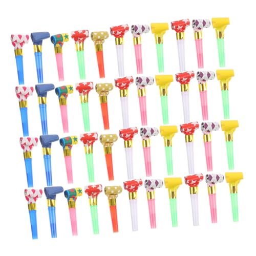 KONTONTY 200 Stück Teiliges Buntes Party Pfeifen mit Lauten Geburtstagsbläsern Farbenfrohe Noisemaker Spielzeuge für Erwachsene und Kompakt Tragbar Partygeschenk für Feierliche Anlässe KONTONTY 200 Stück Teiliges Buntes Party Pfeifen mit Lauten Geburtstagsbläsern Farbenfrohe Noisemaker Spielzeuge für Erwachsene und Kompakt Tragbar Partygeschenk für Feierliche Anlässe von KONTONTY