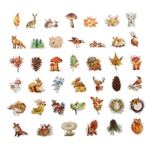 KONTONTY Herbst Muster Papier Aufkleber 205 Stücke Klebstoff Dekorative Aufkleber Set KONTONTY Herbst Muster Papier Aufkleber 205 Stücke Klebstoff Dekorative Aufkleber Set von KONTONTY