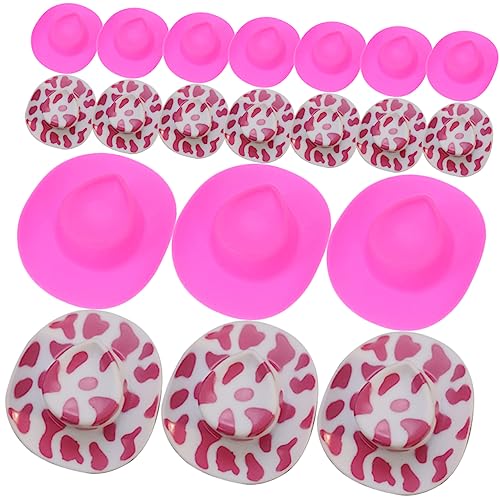 KONTONTY 20pcs Miniatur Hut Puppe Kleid Winzige Hüte Für Puppen Handwerk Miniatur Hut Decor von KONTONTY
