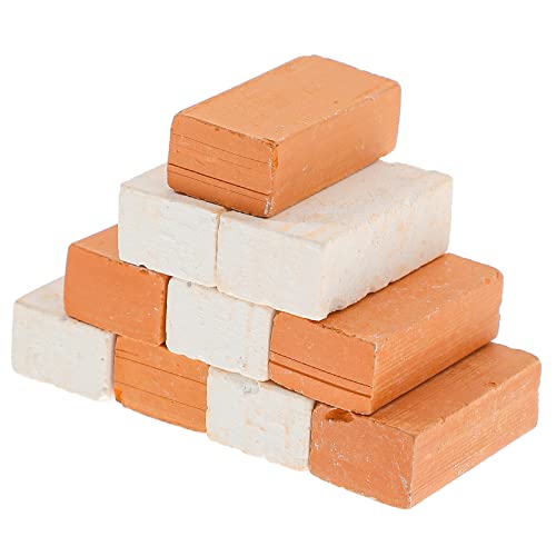 KONTONTY 20St Mini-Steine Simulationsbaustein Mini-Zubehör Miniatur Modellbau Ziegelsteine DIY Ziegelsteine künstliche Mauerschwänze gefälschte Ziegel selber Machen Möbel gebackene Fliesen KONTONTY 20St Mini-Steine Simulationsbaustein Mini-Zubehör Miniatur Modellbau Ziegelsteine DIY Ziegelsteine künstliche Mauerschwänze gefälschte Ziegel selber Machen Möbel gebackene Fliesen von KONTONTY