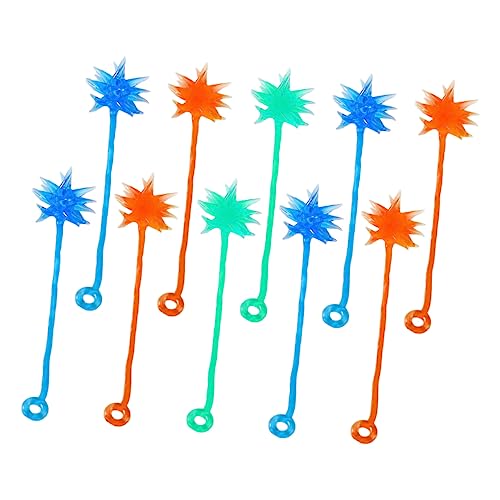 KONTONTY 20Stücke Dehnbares Klebriges Hammer für Sensorisches Fidget zur Stressbewältigung und Zuhause und Unterwegs Farben Zufällig von KONTONTY