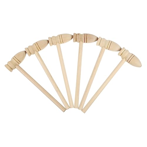 KONTONTY 20Stücke Mini Holzhammer Holzspielzeug für Lernen Feinmotorik und Hand Augen Koordination und Kreative Aktivitäten KONTONTY 20Stücke Mini Holzhammer Holzspielzeug für Lernen Feinmotorik und Hand Augen Koordination und Kreative Aktivitäten von KONTONTY