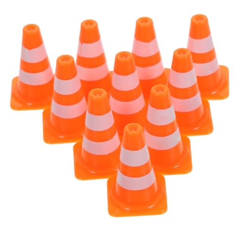 KONTONTY 20Stücke Mini Verkehrszeichen Simulations Für Verkehrshütchen Leuchtenden Farben Für Rollenspiele Und Verkehrssicherheitserziehung von KONTONTY