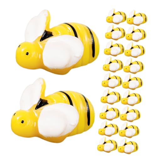 KONTONTY 20 Stücke Kleine Bienen Figuren Harz Deko Biene Form Verschönerung Mini Handwerk Ebene Dekorationen Für DIY Garten Landschaft KONTONTY 20 Stücke Kleine Bienen Figuren Harz Deko Biene Form Verschönerung Mini Handwerk Ebene Dekorationen Für DIY Garten Landschaft von KONTONTY