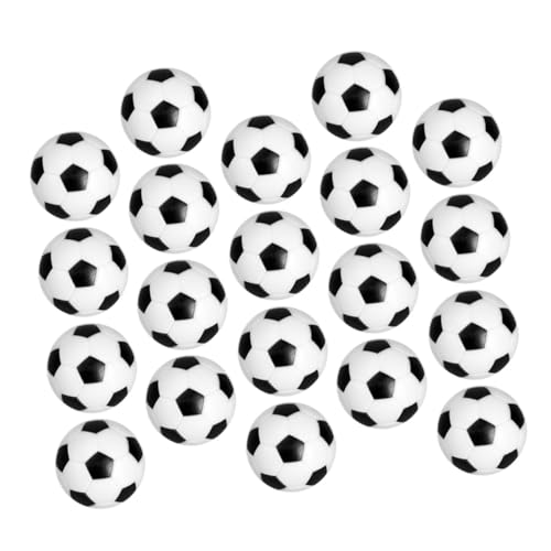 KONTONTY Ersatz Für Alte: 20 Stück Tischfußballbälle Aus Kunstharz Tischfußball-zubehör Schreibtisch-fußbälle Für Die Meisten Standardtische von KONTONTY