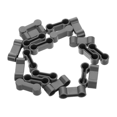 KONTONTY 20st Schnalle Für Eisenbahngleise Zugtisch Zug Spielzeug Anschlüsse Eisenbahnspielzeug Spuren Auto Schienenverbinder Gleiszubehör Gleisausbau Aus Holz Gleisbauer Dark Grey Plastik von KONTONTY