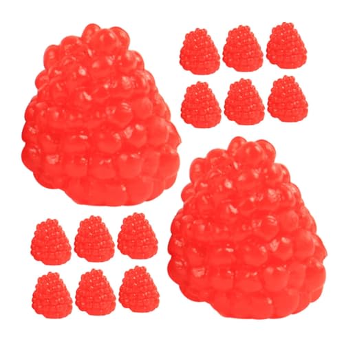 KONTONTY 20 Stück Dekorative Künstliche Himbeeren Realistische Obstimitation Für Zuhause Küche Und Partydekorationen KONTONTY 20 Stück Dekorative Künstliche Himbeeren Realistische Obstimitation Für Zuhause Küche Und Partydekorationen von KONTONTY