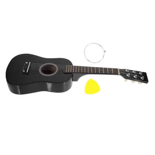 KONTONTY 23 Folk-Gitarre Musikspielzeuggitarre Konzert-Ukulele Musikgitarrenspielzeug Volk Klassische Anfänger Mädchen Kleine Gitarre Baby Spielzeug Afrikanisch Hawaii Kind Bass Bambus von KONTONTY