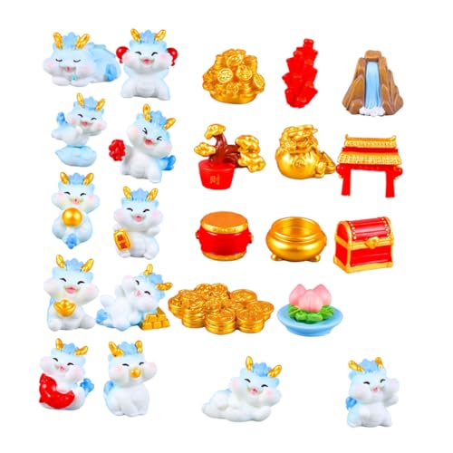 KONTONTY 23st Xiaolongguo-Figur Drachen Karikatur Gartendekorationen Auto-Ornament Kleiner Drache Auf Dem Tisch Miniaturstatuen Für Den Tisch Bürodekorationen Mini-Drache Harz KONTONTY 23st Xiaolongguo-Figur Drachen Karikatur Gartendekorationen Auto-Ornament Kleiner Drache Auf Dem Tisch Miniaturstatuen Für Den Tisch Bürodekorationen Mini-Drache Harz von KONTONTY