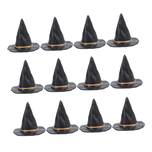 KONTONTY 24 Stück Hexenhüte Dekorative Flaschenstopfen für Halloween Diy Bastelzubehör Accessoires für Puppenhäuser und Festliche Feiern KONTONTY 24 Stück Hexenhüte Dekorative Flaschenstopfen für Halloween Diy Bastelzubehör Accessoires für Puppenhäuser und Festliche Feiern von KONTONTY