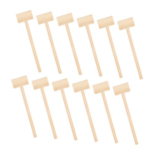 KONTONTY 24 Stück Teiliges Mini Holzhammer Ergonomische Kleine Holzhämmer für Pädagogisches Bastelspielzeug Feinmotorik und Hand Auge Koordination für Schokoladenbrechen und Kreative Spiele KONTONTY 24 Stück Teiliges Mini Holzhammer Ergonomische Kleine Holzhämmer für Pädagogisches Bastelspielzeug Feinmotorik und Hand Auge Koordination für Schokoladenbrechen und Kreative Spiele von KONTONTY
