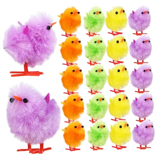 KONTONTY 24Stücke Mini Plüschküken Osterhühner Fuzzy Küken Frühlingsdeko für Festliche Anlässe und Dekorationen Süße und Weiche Kleine Plüschtiere für Erwachsene KONTONTY 24Stücke Mini Plüschküken Osterhühner Fuzzy Küken Frühlingsdeko für Festliche Anlässe und Dekorationen Süße und Weiche Kleine Plüschtiere für Erwachsene von KONTONTY