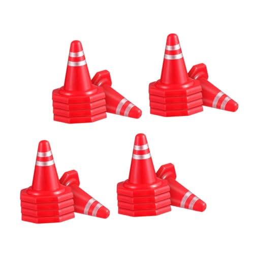 KONTONTY 24Stücke Mini Verkehrskegel Rote für Verkehrssicherheit Drinnen und Draußen Vielseitig Einsetzbar für Kreative Szenen und Lernspiele KONTONTY 24Stücke Mini Verkehrskegel Rote für Verkehrssicherheit Drinnen und Draußen Vielseitig Einsetzbar für Kreative Szenen und Lernspiele von KONTONTY