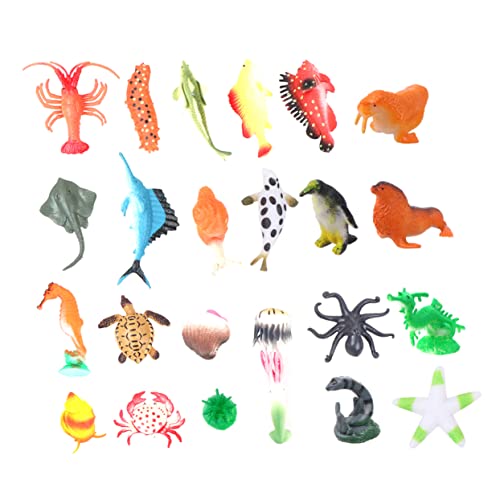 KONTONTY 24Stücke Teiliges Meerestiere Figuren aus PVC Tierverzierung für Aquarium und Dekoration im Wohnzimmer oder Büro und Langlebig KONTONTY 24Stücke Teiliges Meerestiere Figuren aus PVC Tierverzierung für Aquarium und Dekoration im Wohnzimmer oder Büro und Langlebig von KONTONTY