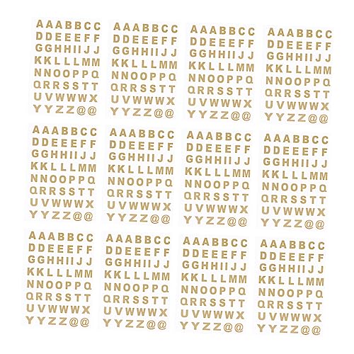KONTONTY 25 Bögen Selbstklebende Buchstaben-Aufkleber Transparente Alphabet-Aufkleber Für Scrapbooks Und Notizbücher KONTONTY 25 Bögen Selbstklebende Buchstaben-Aufkleber Transparente Alphabet-Aufkleber Für Scrapbooks Und Notizbücher von KONTONTY