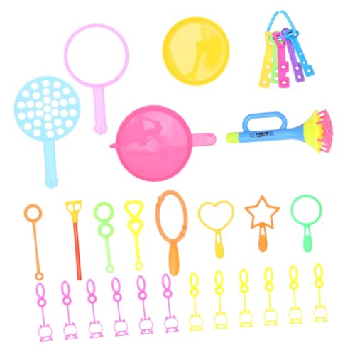 KONTONTY 26 Stück 1 Satz Bubble Stick Set Seifenblasenmacher Lustiges Zubehör Für Zufällige Farbe KONTONTY 26 Stück 1 Satz Bubble Stick Set Seifenblasenmacher Lustiges Zubehör Für Zufällige Farbe von KONTONTY