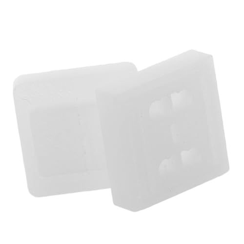 KONTONTY 2Er Set Socket -Modell schalten Mini-Puppenhaus- Puppenhaus-Beleuchtungsset Miniatur-Puppenhauszubehör Miniaturlichter für Puppenhaus Plastik Weiß KONTONTY 2Er Set Socket -Modell schalten Mini-Puppenhaus- Puppenhaus-Beleuchtungsset Miniatur-Puppenhauszubehör Miniaturlichter für Puppenhaus Plastik Weiß von KONTONTY