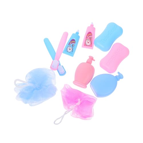KONTONTY Realistisches Spielzeug-badezimmerset Für Mini-Puppen 2er-Pack Mit Miniatur-zahnputzpaste Spielzeit KONTONTY Realistisches Spielzeug-badezimmerset Für Mini-Puppen 2er-Pack Mit Miniatur-zahnputzpaste Spielzeit von KONTONTY