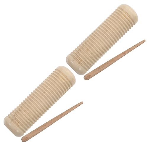KONTONTY 2Sätze Holz Guiro Percussion Instrumente für Langlebiges Musikspielzeug Musikalischen Entwicklung und Hand Auge Koordination für Frühes Lernen KONTONTY 2Sätze Holz Guiro Percussion Instrumente für Langlebiges Musikspielzeug Musikalischen Entwicklung und Hand Auge Koordination für Frühes Lernen von KONTONTY