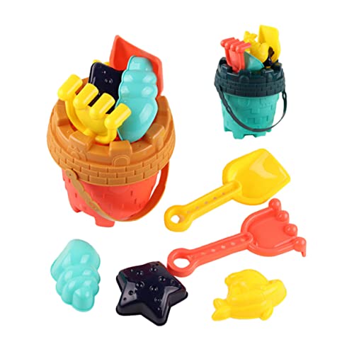 KONTONTY 2Sätze Teiliges Strandsandspielzeug für Strandspielzeuge mit Eimer für Sandkasten und Strandspielaktivitäten von KONTONTY