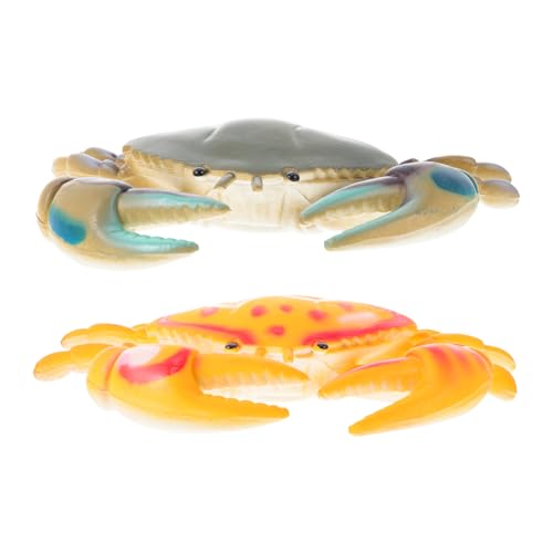 KONTONTY 2St Krabbenmodell hühner slico Meerestier-Ornament zabawki stymulujące rozwój Lernspielzeug für krabbenförmige Dekoration Krabbenspielzeug Kinderspielzeug PVC KONTONTY 2St Krabbenmodell hühner slico Meerestier-Ornament zabawki stymulujące rozwój Lernspielzeug für krabbenförmige Dekoration Krabbenspielzeug Kinderspielzeug PVC von KONTONTY