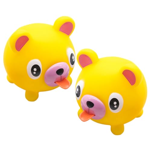 KONTONTY 2St für kinderspielzeug spielzeuge für stressabbau Waschbares swor Partygeschenk Neuheit dehnbares Druckspielzeug Vinyl Yellow KONTONTY 2St für kinderspielzeug spielzeuge für stressabbau Waschbares swor Partygeschenk Neuheit dehnbares Druckspielzeug Vinyl Yellow von KONTONTY