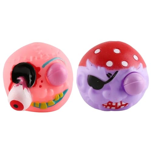 KONTONTY 2St kneifen für kinderspielzeug dekompressionsspielzeug Funny Toys Stuffer Dekompressions-Squeeze- Halloween-Party- weiches Gummi von KONTONTY