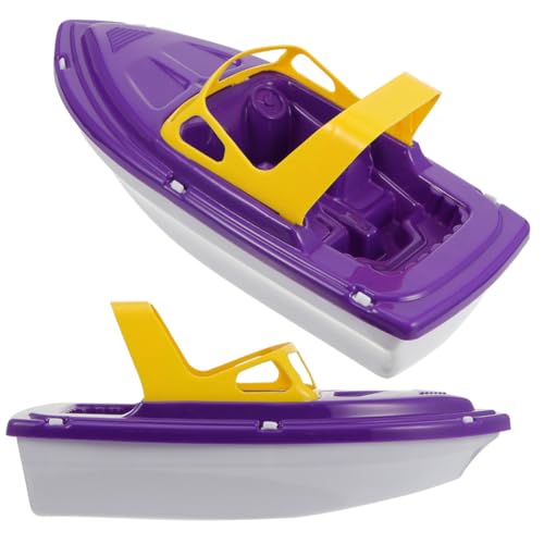 KONTONTY 2St sandspielzeug strandspielzeug Langlebiges für Badeboot Beach Toys for kleines Kinderboot Cartoon-Yachtspielzeug Plastik Violett KONTONTY 2St sandspielzeug strandspielzeug Langlebiges für Badeboot Beach Toys for kleines Kinderboot Cartoon-Yachtspielzeug Plastik Violett von KONTONTY