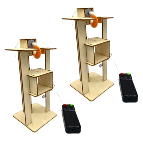 KONTONTY 2Stücke DIY Holz Aufzugsspielzeug Für Wissenschaftliches Puzzle Für Kreatives Lernen Teiliges Beobachtungs Und Denkfähigkeiten Sicheres Holzmaterial KONTONTY 2Stücke DIY Holz Aufzugsspielzeug Für Wissenschaftliches Puzzle Für Kreatives Lernen Teiliges Beobachtungs Und Denkfähigkeiten Sicheres Holzmaterial von KONTONTY