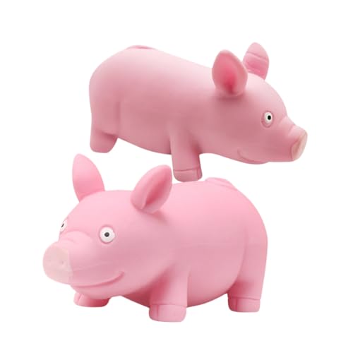 KONTONTY Spielzeug Schwein Quetschspielzeug Pig Dekomprimieren Spielzeug Figuren Lustig Handlich Entspannungsmittel Stressabbau von KONTONTY