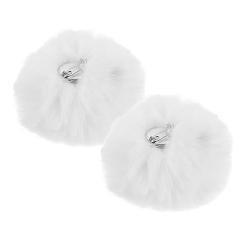 KONTONTY 2Stücke Hasenschwänze Pom Poms Kostüm Zubehör Für Halloween Und Cosplay Bequem Und Einfach Anzubringen Für Damen Verkleidungen von KONTONTY