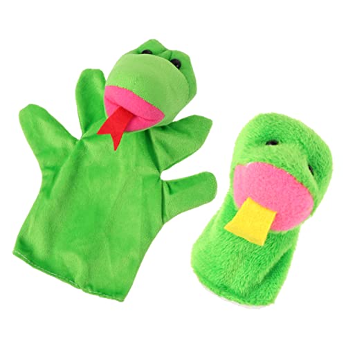 KONTONTY 2 Stücke Eltern-Kind-interaktionsspielzeug Handpuppe Schlangenförmige Fingerpuppe Mini-plüschtiere Fingertierspielzeug Für Jungen Und Mädchen von KONTONTY
