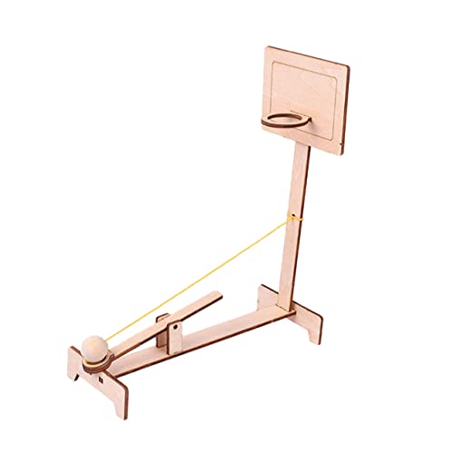 KONTONTY Pädagogisches Kinderspielzeug 2 Stück Holzmaschinenspielzeug Basketball Wissenschaftliches Experimentierspielzeug Für Kinder KONTONTY Pädagogisches Kinderspielzeug 2 Stück Holzmaschinenspielzeug Basketball Wissenschaftliches Experimentierspielzeug Für Kinder von KONTONTY