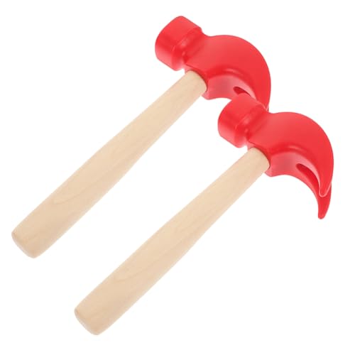 KONTONTY 2st Holzspielzeug Für Kinderhämmer Kleinkindspielzeug Spielzeugnahrung Spielküchenzubehör Stapeln Stielspielzeug Minihammer Kleiner Hammer Hölzern KONTONTY 2st Holzspielzeug Für Kinderhämmer Kleinkindspielzeug Spielzeugnahrung Spielküchenzubehör Stapeln Stielspielzeug Minihammer Kleiner Hammer Hölzern von KONTONTY