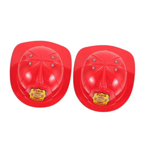 KONTONTY 2st Kinderfeuerhut Feuerwehrmütze Für Feuerwehrmannmütze Aus Kunststoff Feuerwehrmann-verkleidungszubehör Gelber Feuerwehrmann-partyhut Feuerwehrmann Partyhelm Plastik Rot KONTONTY 2st Kinderfeuerhut Feuerwehrmütze Für Feuerwehrmannmütze Aus Kunststoff Feuerwehrmann-verkleidungszubehör Gelber Feuerwehrmann-partyhut Feuerwehrmann Partyhelm Plastik Rot von KONTONTY