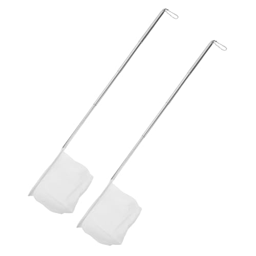 KONTONTY 2stücke Teleskop-fischernetz Mit Griff Aus Edelstahl Feinmaschiges Fangnetz Für Aquarium Und Teich Zusammenklappbares Netz Für Süßwasser Und Meereswasser KONTONTY 2stücke Teleskop-fischernetz Mit Griff Aus Edelstahl Feinmaschiges Fangnetz Für Aquarium Und Teich Zusammenklappbares Netz Für Süßwasser Und Meereswasser von KONTONTY