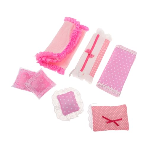 KONTONTY 3 Sätze Maßstab Weiche Leichte Bettlaken und Kissen Kompatibel mit Miniatur Schlafzimmermöbeln Realistische Miniatur Schlafzimmer Dekoration KONTONTY 3 Sätze Maßstab Weiche Leichte Bettlaken und Kissen Kompatibel mit Miniatur Schlafzimmermöbeln Realistische Miniatur Schlafzimmer Dekoration von KONTONTY