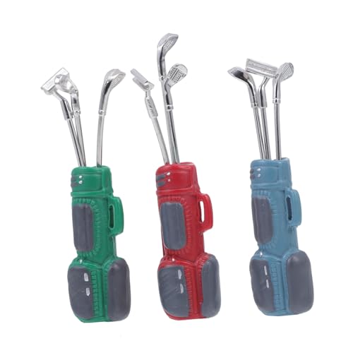 KONTONTY 3 Sätze Mini Golf Set für Puppenhäuser Teiliges Modell für Maßstab Realistische Dekoration Langlebig und Formstabil Perfektes Zubehör für Kreative Miniaturprojekte KONTONTY 3 Sätze Mini Golf Set für Puppenhäuser Teiliges Modell für Maßstab Realistische Dekoration Langlebig und Formstabil Perfektes Zubehör für Kreative Miniaturprojekte von KONTONTY