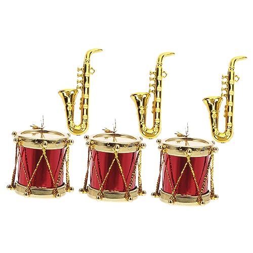 KONTONTY 3 Sätze Mini Musikinstrument Teiliges Puppenhaus Zubehör Mini Trommel Dekorative Modelle für Mikro Landschaften und Fotorequisiten Robuste Kunststoffausführung KONTONTY 3 Sätze Mini Musikinstrument Teiliges Puppenhaus Zubehör Mini Trommel Dekorative Modelle für Mikro Landschaften und Fotorequisiten Robuste Kunststoffausführung von KONTONTY