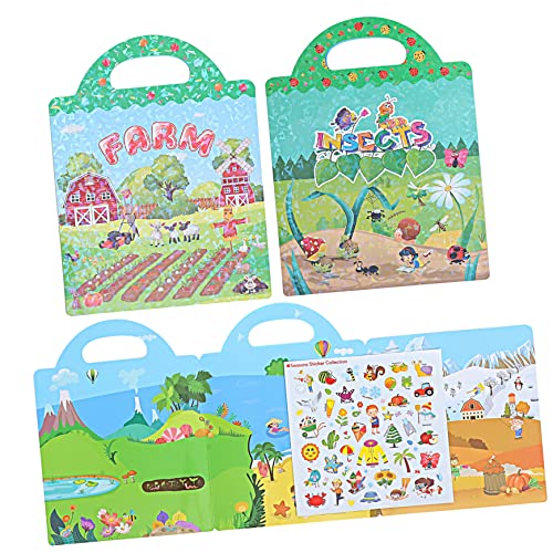 KONTONTY 3 Sätze Stickerbuch für Aufkleber Kleinkindspielzeug fenstersticker stickerheft Kindergarten Bildungsspielzeug Stickerbuch für Kleinkinder KONTONTY 3 Sätze Stickerbuch für Aufkleber Kleinkindspielzeug fenstersticker stickerheft Kindergarten Bildungsspielzeug Stickerbuch für Kleinkinder von KONTONTY