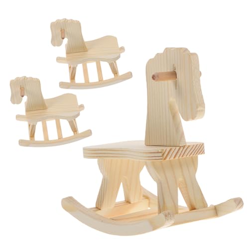 KONTONTY 3 Sätze Teiliges Holz Puzzle für DIY Modellbausatz Kreatives Lernspielzeug Fantasie und Kreativität für Geburtstagsgeschenke und Feiertage KONTONTY 3 Sätze Teiliges Holz Puzzle für DIY Modellbausatz Kreatives Lernspielzeug Fantasie und Kreativität für Geburtstagsgeschenke und Feiertage von KONTONTY