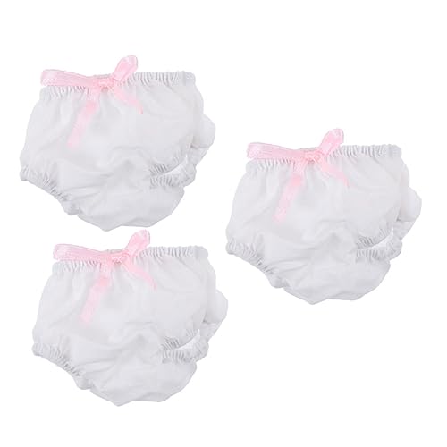 KONTONTY 3 Stück Babyhöschen Shorts Babywindeln Höschen Rollenspielspielzeug Babydoll Windeln Rollenspiel Babywindel Neugeborenenwindeln Spielwindel Schuhspielzeug Für Welpen von KONTONTY