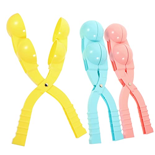 KONTONTY 3 Stück Clips Schneeballformer für Winterspiele Ergonomischer Griff für Familienaktivitäten im Freien Farbe Zufällig Fördert Interaktion und Spaß Zufällige Farbe KONTONTY 3 Stück Clips Schneeballformer für Winterspiele Ergonomischer Griff für Familienaktivitäten im Freien Farbe Zufällig Fördert Interaktion und Spaß Zufällige Farbe von KONTONTY