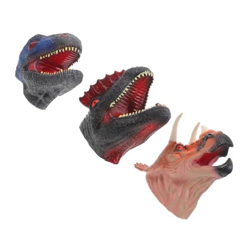 KONTONTY 3 Stück Dinosaurier-handpuppenspielzeug Kinderspielzeug Geschichte Sprechende Handpuppe Geschichtenerzählendes Handpuppenspielzeug Marionette Puppen Mit Beweglichem Mund Gummi KONTONTY 3 Stück Dinosaurier-handpuppenspielzeug Kinderspielzeug Geschichte Sprechende Handpuppe Geschichtenerzählendes Handpuppenspielzeug Marionette Puppen Mit Beweglichem Mund Gummi von KONTONTY