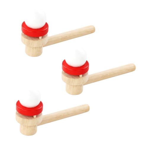 KONTONTY 3 Stück Gebläse Schaumstoff-völkerbälle Für Kinderball Kinderspiele Schaumkugeln Bällebad Für Babys Kinderbälle Bällebad Spielmatte Schlagball Hölzern von KONTONTY