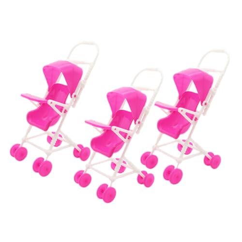 KONTONTY 3 Stück Kleiner Puppenwagen Teiliges für Kreative Rollenspiele Realistische Nachbildung für Leichtes und Sicheres Material für Jahren KONTONTY 3 Stück Kleiner Puppenwagen Teiliges für Kreative Rollenspiele Realistische Nachbildung für Leichtes und Sicheres Material für Jahren von KONTONTY