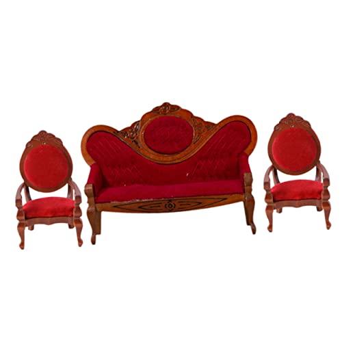 KONTONTY 3 Stück Puppenhausmöbel Sofas Winzige Möbel Bezaubernde Kleine Couch Mini Haus Dekoration Mini Haus Sofa Miniaturmöbel Zartes Mini Sofa Mini Zimmer Sofa Puppencouch Rotes Holz KONTONTY 3 Stück Puppenhausmöbel Sofas Winzige Möbel Bezaubernde Kleine Couch Mini Haus Dekoration Mini Haus Sofa Miniaturmöbel Zartes Mini Sofa Mini Zimmer Sofa Puppencouch Rotes Holz von KONTONTY